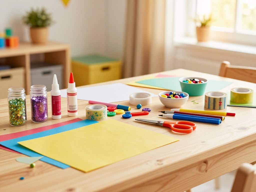 Bastelmaterialien für Kinder