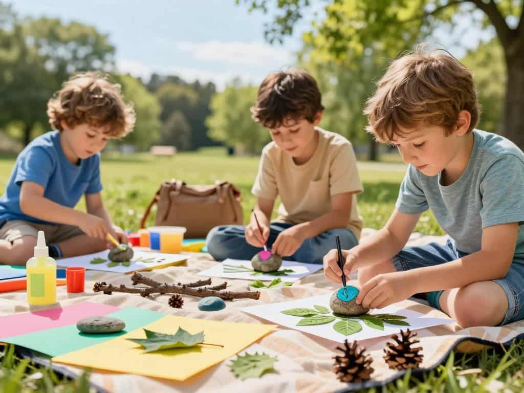 Basteln mit Naturmaterialien für Kinder Basteln mit Naturmaterialien für Kinder
