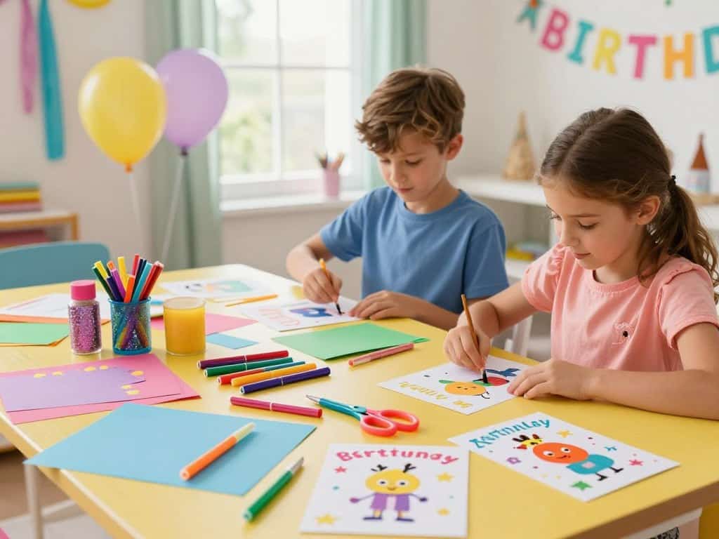 Einladungskarten basteln für Kindergeburtstag