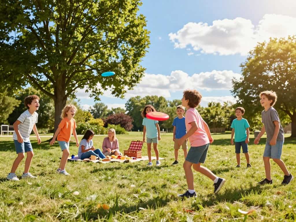 Outdoor-Aktivitäten mit Kindern