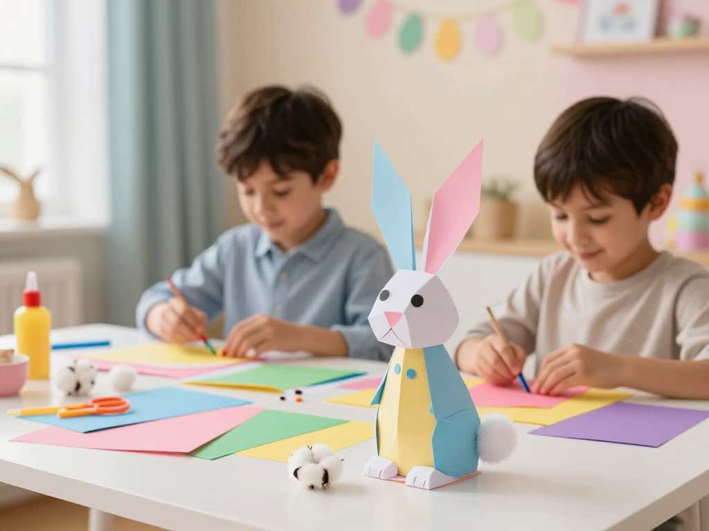 Kreative Bastelideen Osterhase basteln