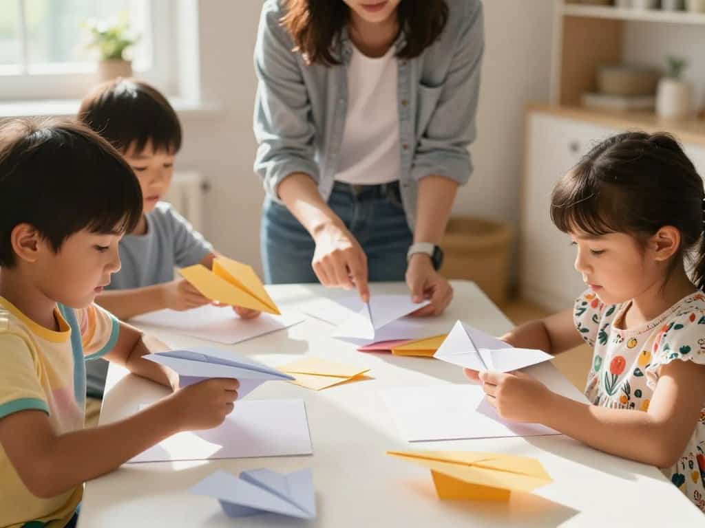 Papierflieger basteln mit Kindern Fehler Papierflieger basteln mit Kindern Fehler