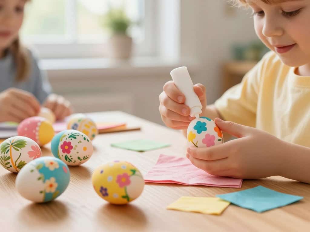 Serviettentechnik Ostereier DIY