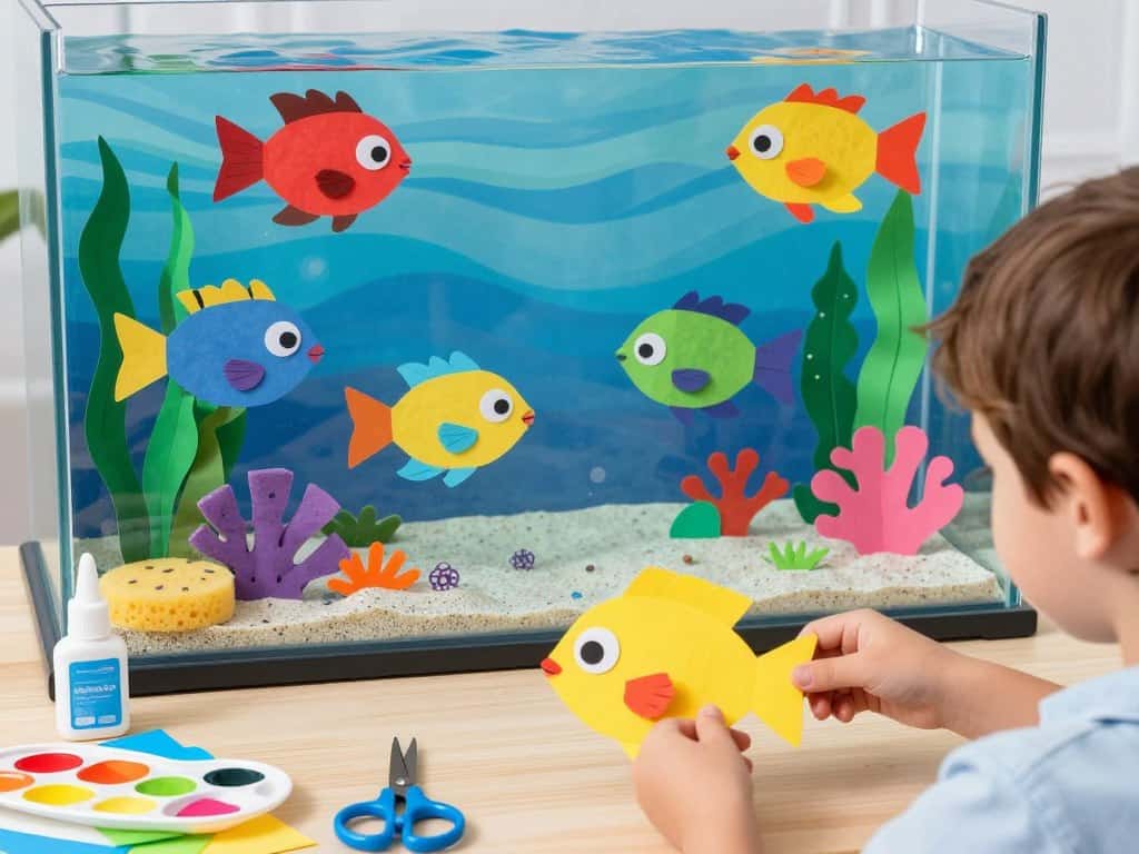 Unterwasserwelt basteln Projekt