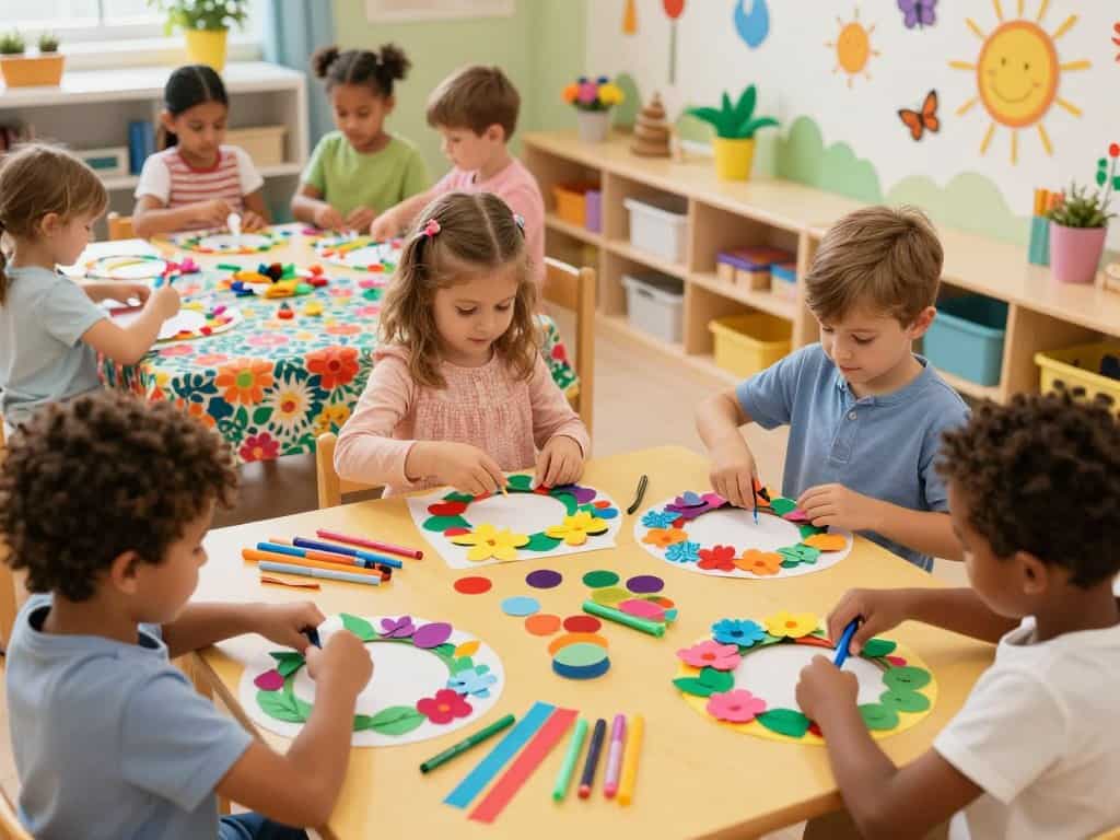 Basteln Kindergarten Kreativität
