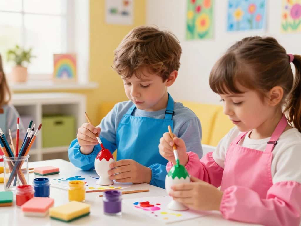 Eierbecher bemalen für Kinder