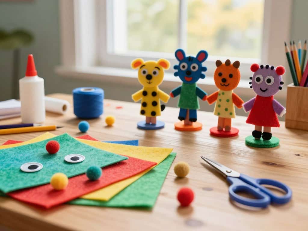 Fingerpuppen Materialien zum Basteln Fingerpuppen Materialien zum Basteln