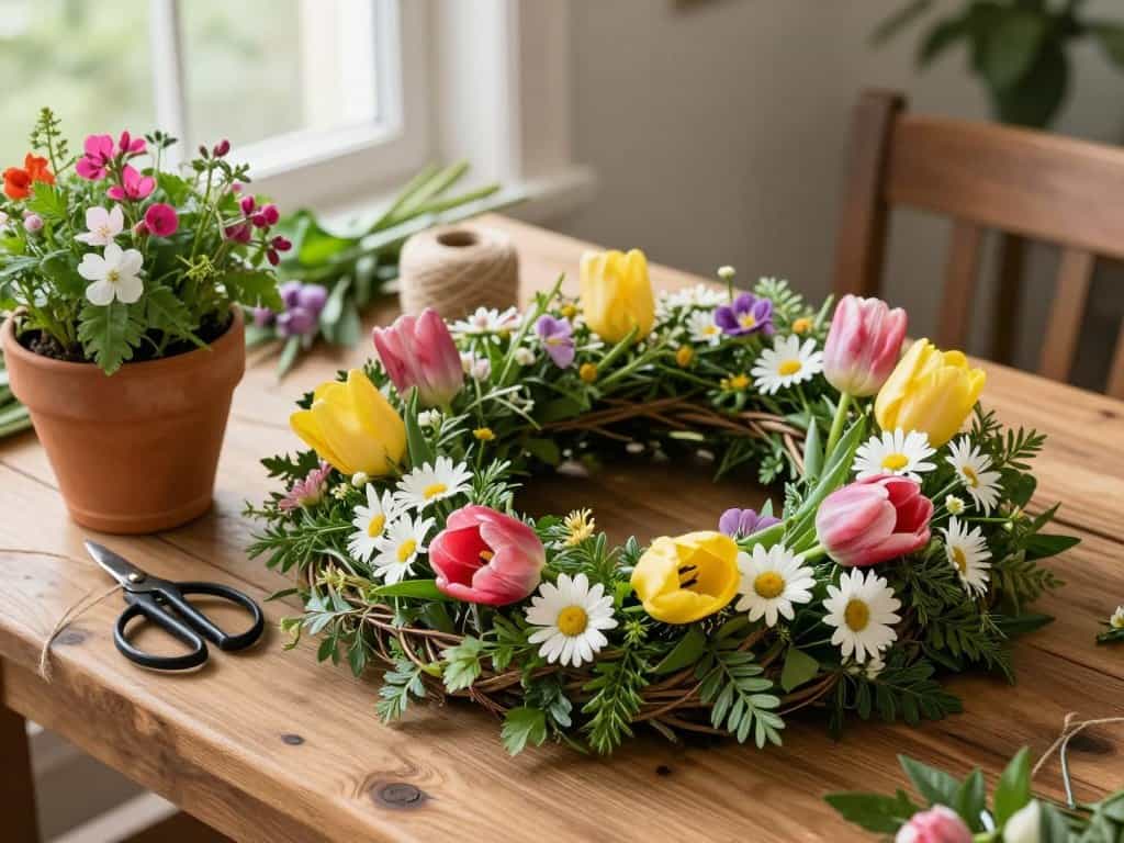 Frühlingsdeko Pflege und Aufbewahrung