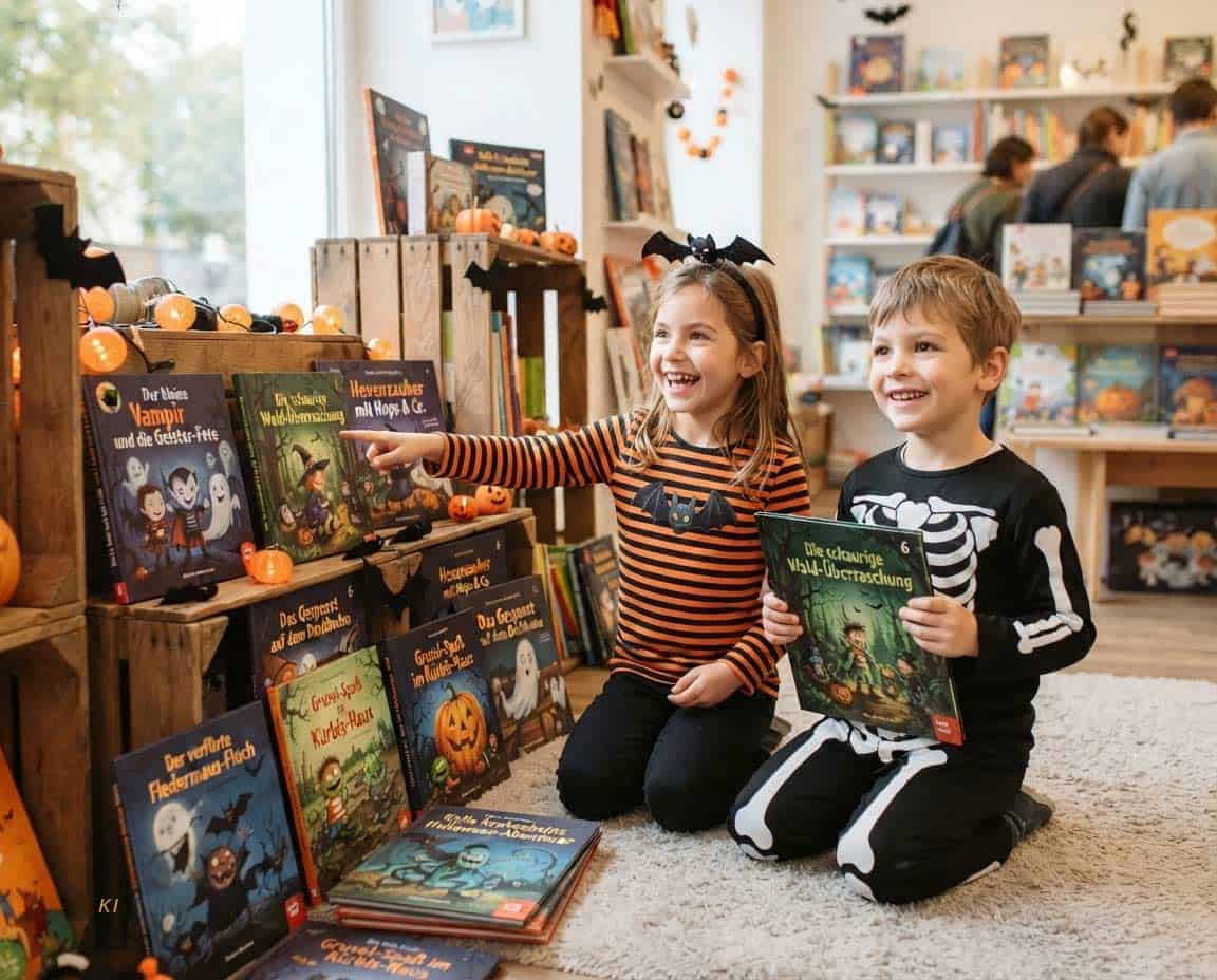 Kinderbücher mit Gruselfaktor für Halloween
